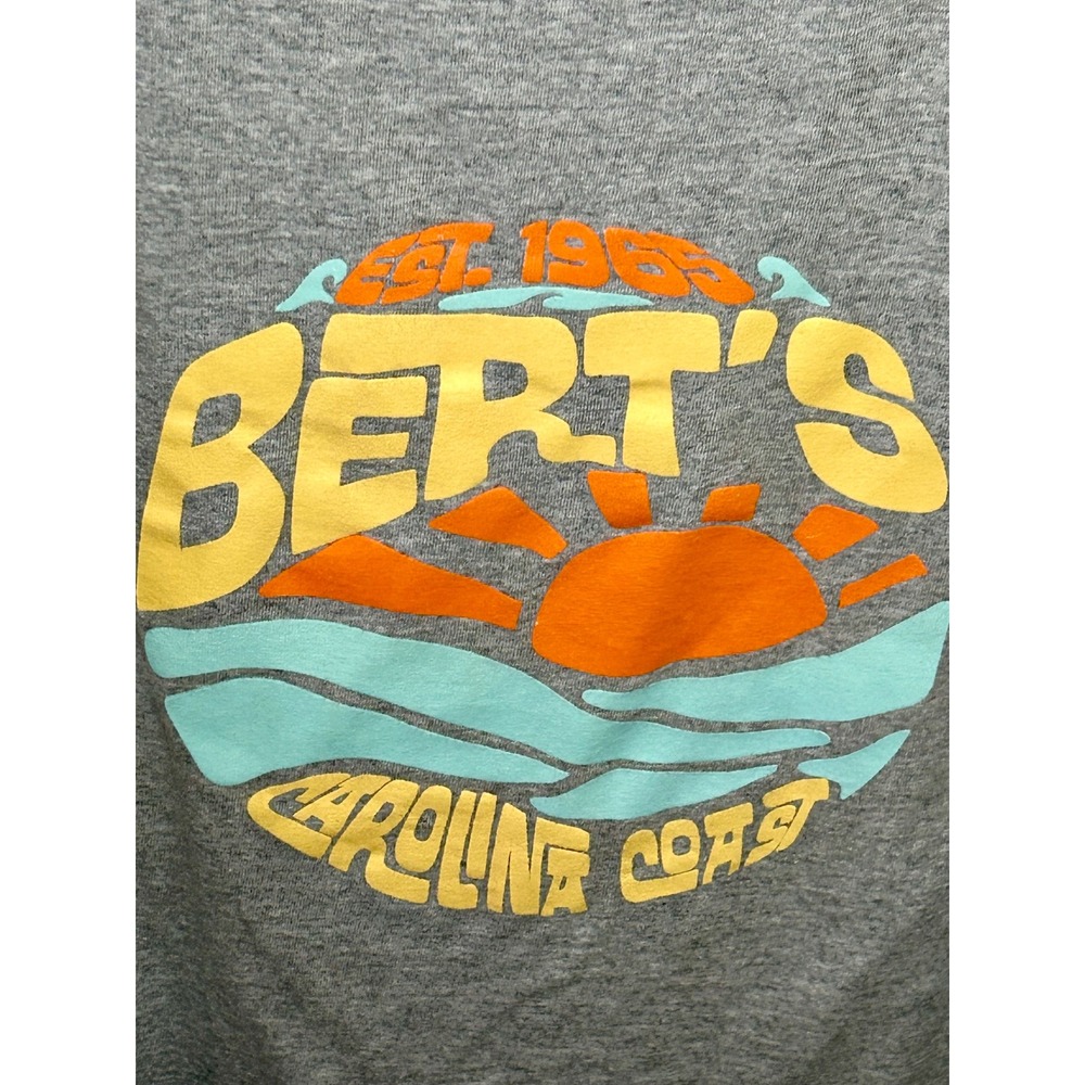 MV Sport Berts Carolina Coast Tank Top Mens 2XL Gray Heather Graphic Sleeveless